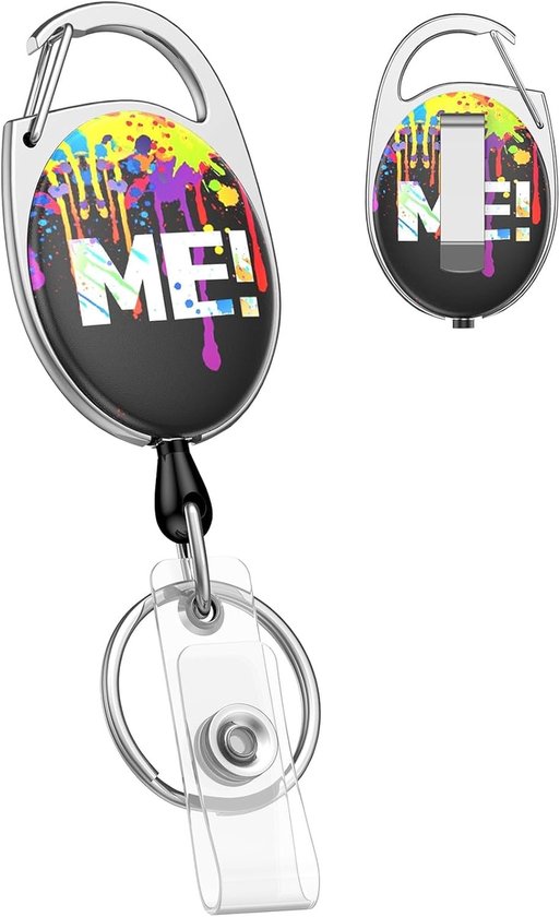 Retractable badge reel voor ID-kaarthouders, waterdicht ontwerp, sterke keychain en duurzame ABS behuizing voor dagelijks gebruik