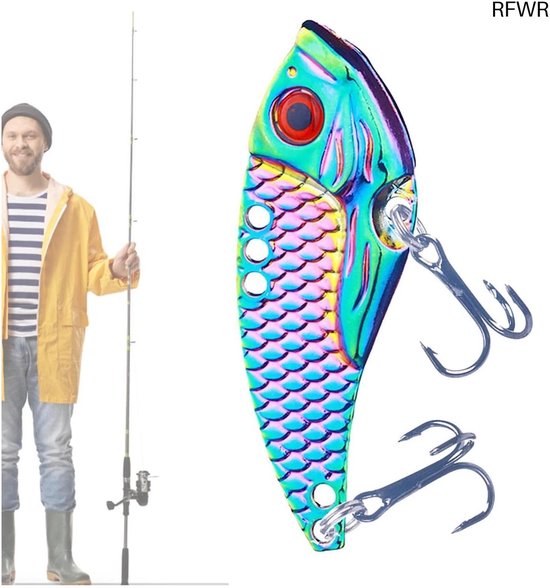 RFWR® Geanimeerd Zoutwater Aas voor Baars en Forel - Realistisch Visspullen met Natuurlijke Zwembewegingen van Merkloos