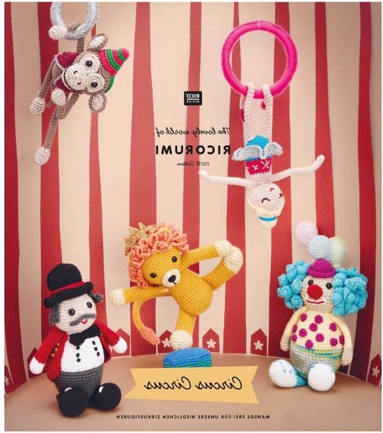 Ricami Circus - Haakpatronenboek - Knutselen - Duitse Handleiding - 20.7 x 23.8 cm - Meerkleurig