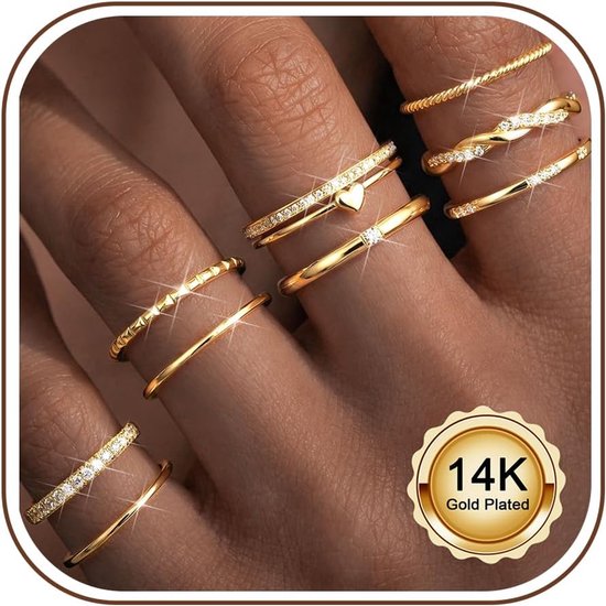 Ringen zilver goud dames stapelbare ringen voor dames ringen open vinger duim belofte trouwringen voor vriendin vrouw moeder
