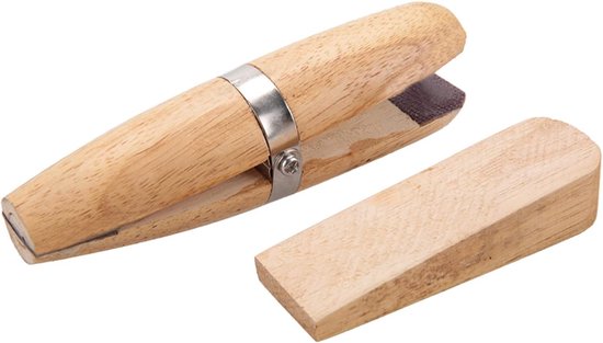 Ringklem van hout, juweliershouder Bankwerk Handgereedschap Houten wig Lederen kaken Handgereedschap Steenzetting Graveren Sieraden maken Gereedschap voor het polijsten en repareren van ringen Vice