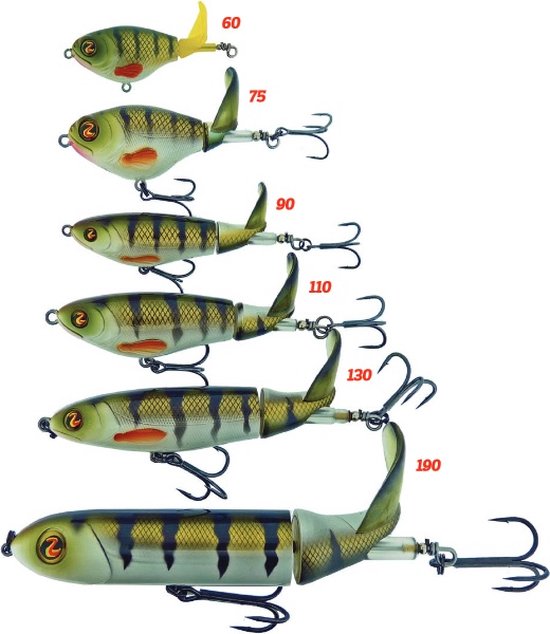 River2Sea Whopper Plopper Fire Tiger 11cm Fire Tiger van Merkloos