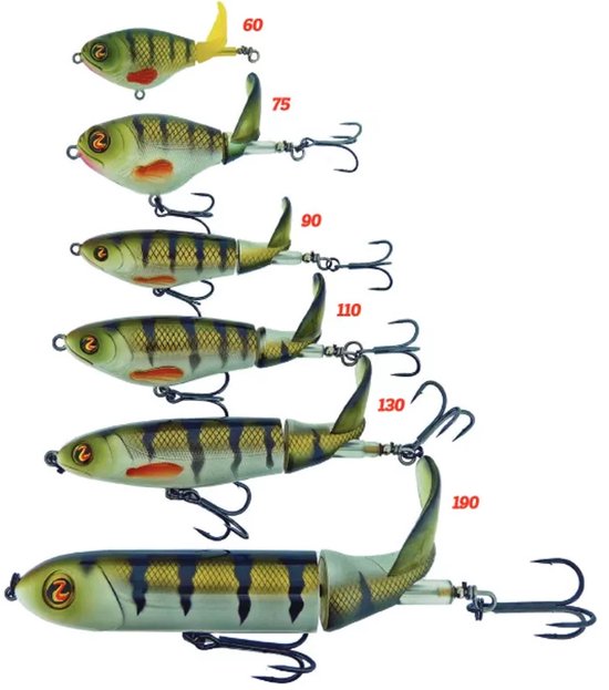 River2Sea Whopper Plopper Rood 11cm van Merkloos