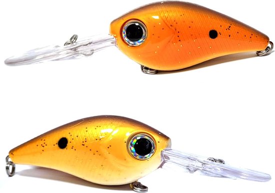 River7 Dobbelganger Two Tone Crankbait | 6cm | 13g Gold Shiner 6cm van River7