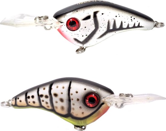River7 MD Two Tone Crankbait | 6cm | 17g Ghost Perch 6cm van River7