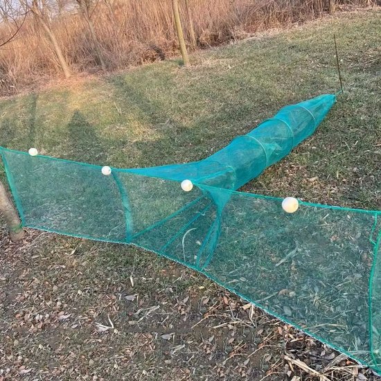 Rivierkreeft Fuik Met Lange Armen | VisFuik | kreeftenFuik | Garnalen | Paling | visnet | schepnet | DALURE® van Merkloos