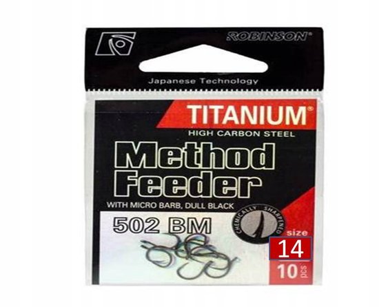 Robinson Method Feeder Haken 502BM Maat 14 - 10 stuks van Robinson