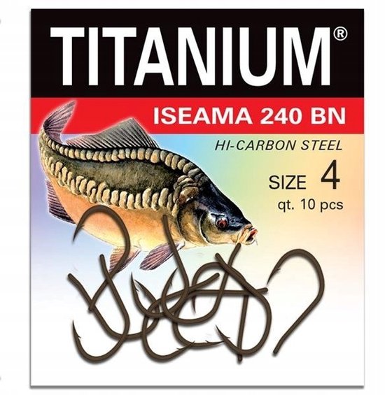 Robinson Titanium ISEAMA Haken 10 stuks - Maat 4 van Robinson