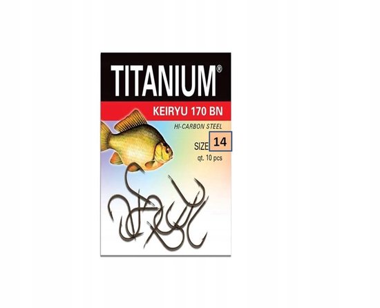 Robinson Titanium Keiryu haak maat 14 - 10 stuks