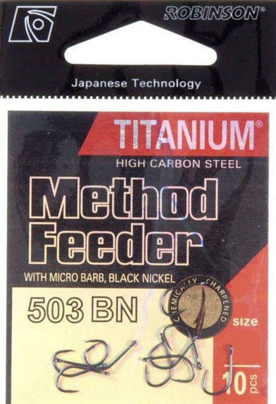Robinson Titanium Method Feederhaak Maat 8 - 10 st