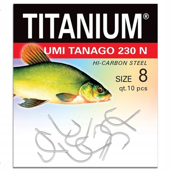 Robinson Titanium Umi Tanago Haken - Maat 8 (10 stuks)