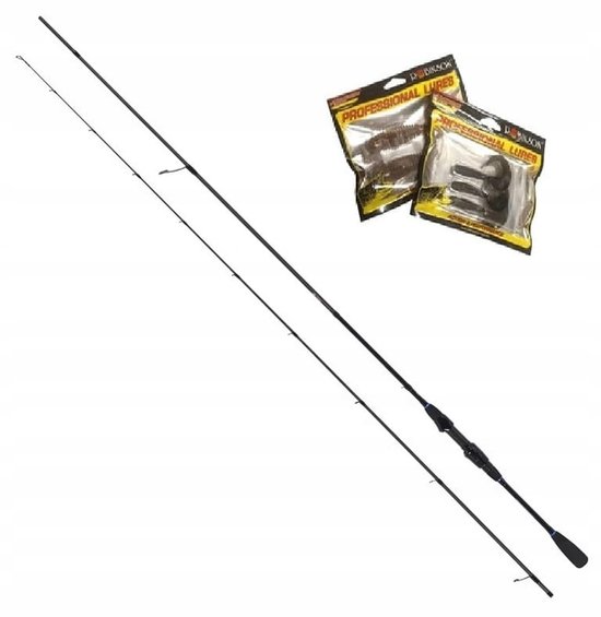 Robinson Toshido Light Spinhengel 2,75m 3-12g + Gratis rubber van Robinson