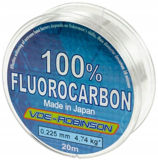 Robinson VDE-R Fluorocarbon Vislijn 20m 0.50mm - Sterk & Onzichtbaar