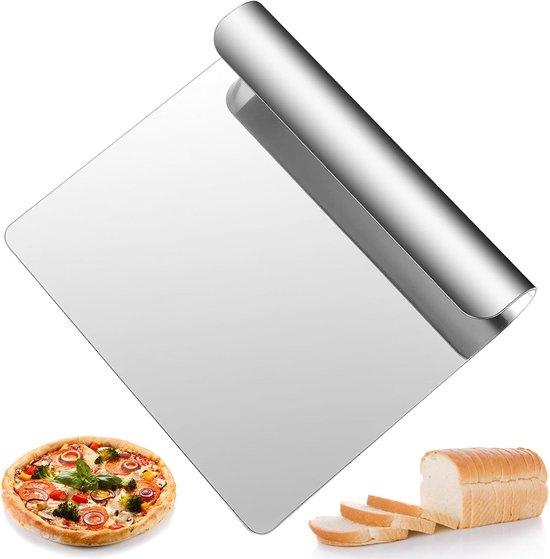 Roestvrij staal 304, deegspatel, deegkaart schraper keukenschraper, deegsnijder deegschraper roestvrij staal 304, kookschep voor cake, pizza deeg keukengadgets accessoires keukenhulp