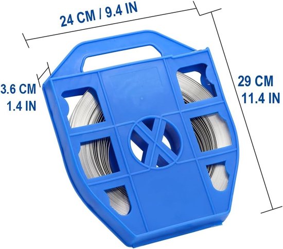 Roestvrijstalen band met spoel 12 * 0.5-50m voor bevestigen, repareren en industriële toepassingen