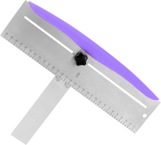 Roestvrijstalen taartschraper, verstelbaar, 11 inch / 30 cm, taartspatel, voor taartversiering
