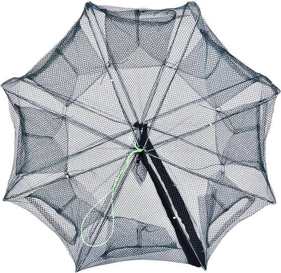 Roestvrijstalen Vliegvissen Schepnet Hoofd Draagbaar Outdoor Dip Net Hoofd - Vissenvangstbereik van Merkloos