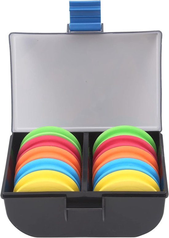 Ronde Rewinder Foam EVA Visserslijn Opslag Schuim Spoelen Winding Bord Gereedschap voor Vissersaccessoires en Tackle 10 Stuks per Doos van Merkloos