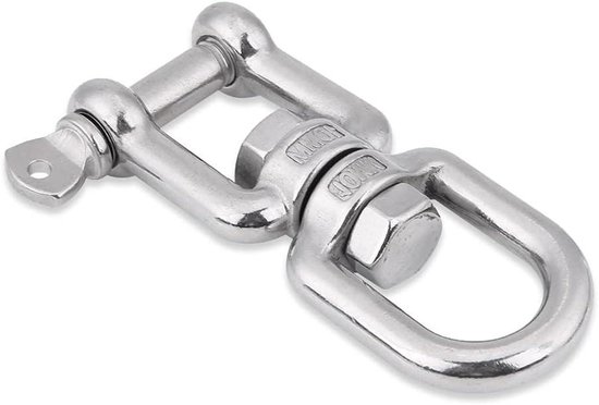Ronte - Zwaar werk 304 roestvrijstalen Swivel Ring Snap Rolling Shackle Apparaat - Veiligheid, Duurzaamheid, Handigheid