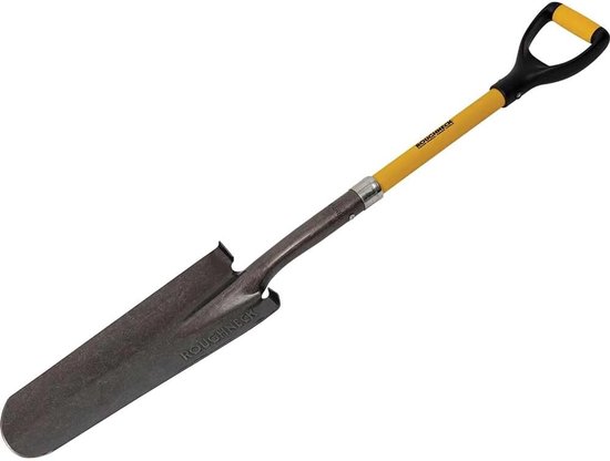 ROU68238 Drainage & Post Hole Shovel 1070mm/42", Zwart