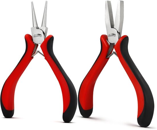 Round and flat nose pliers, 2-piece - ShopVlot