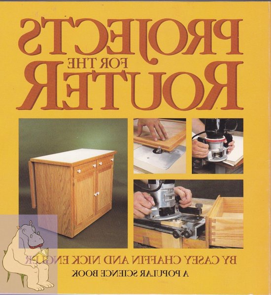 Router Projecten - Houtbewerking Boek - Meubels Maken - Gedetailleerde Plannen - 272 gram - Niet gespecificeerd van Merkloos