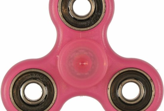 Roze Spinner Glow in the Dark van Fidget Spinner