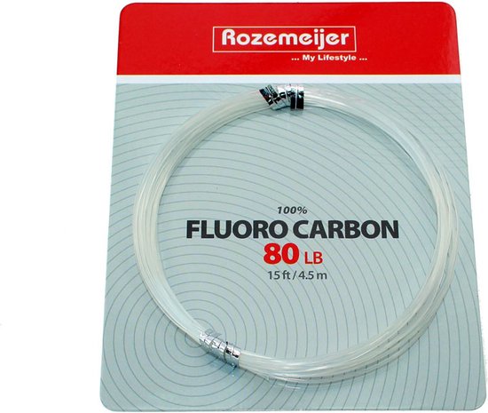 Rozemeijer - 100% Fluoro Carbon 80lb - 4,5 meter van Rozemeijer