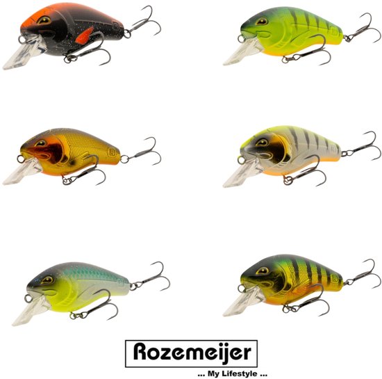 Rozemeijer Crazy Crank Black Ghost haakmaat 6 (6cm) van Merkloos