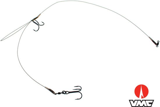 Rozemeijer Deadbait Casting Rigs - 50cm - 30lb - 2 Treble Hooks Size 2