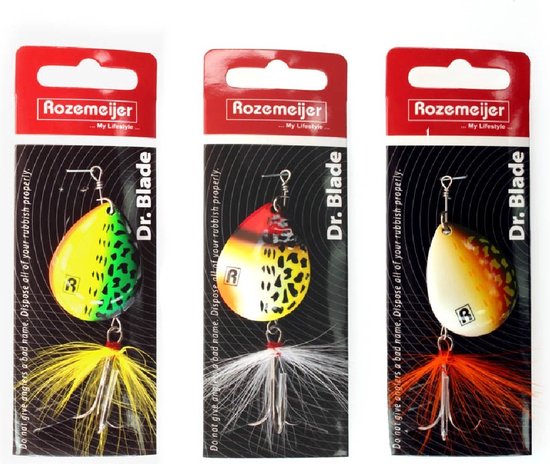 Rozemeijer Dr. Blade Haak 5 - 6,5g - Size 1/0 (Large) - Kleur : SRH van Rozemeijer