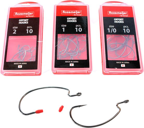 Rozemeijer Offset Hooks (10 pcs) - Maat : Size 1 van Rozemeijer