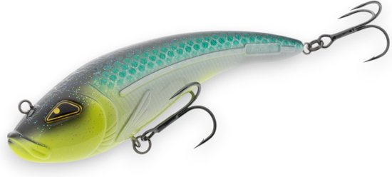 Rozemeijer Tybrid Yellow Cheek haakmaat 2/0 BKK 81gr15cm van Rozemeijer