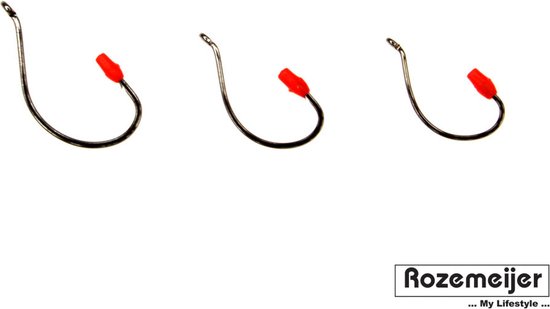Rozemeijer Worm & Dropshot Hooks (10 pcs) - Maat : Size 6 van Rozemeijer