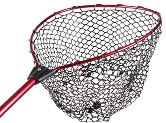 Rubber Landing Net voor Roofvis met Afneembare Aluminium Handgreep