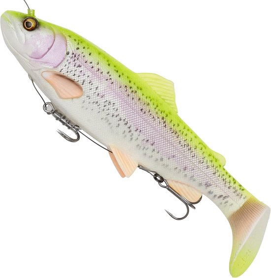 Rubberen Vis - Kunstaas Forel - Snoek Vissen - Line Thru Systeem - 275 cm - Citroen Trout