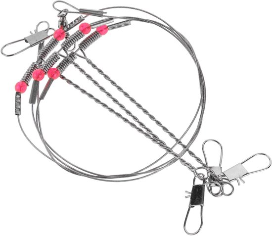 Rvs Onderlijnen - Vislijn Kits - Zeevissen Maken - Roestvrij Staal - 69cm Lengte - Zilver
