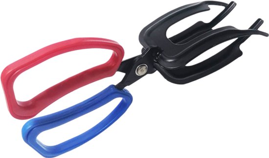 RVS Visgrijper - Visklem met 2 Bekken - Compacte Vishouder - Zoetwater Hengelsport Accessoires - Zilver van Merkloos