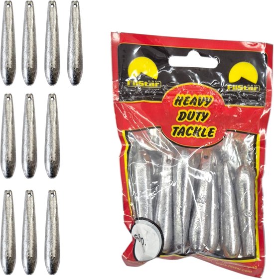 Sabiki Lood Set - 10x 60g Drop Shot Loodjes - Zout & Zoetwater Vissen