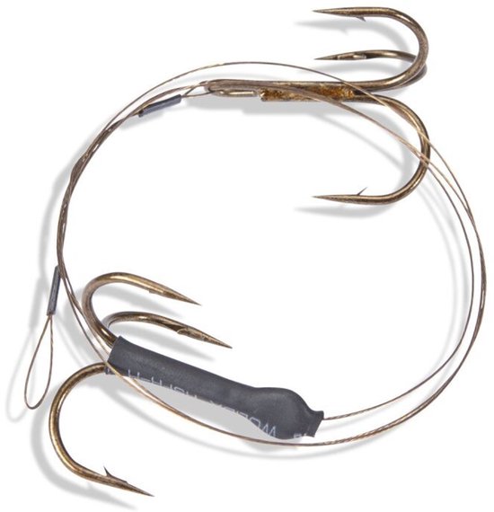 Saenger 1X7 Stahlvorfach Mit 2 Drillingen van Saenger