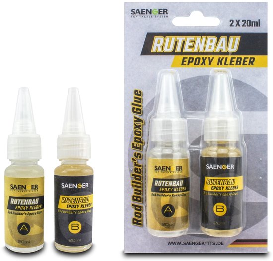 Saenger Hengelbouw Epoxy Lijm 2x20ml van Saenger