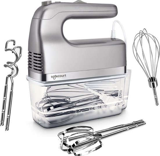 Safecourt Kitchen Handmixer - Opslagbasis - Kloppers & Deeghaken & Garde van Safecourt