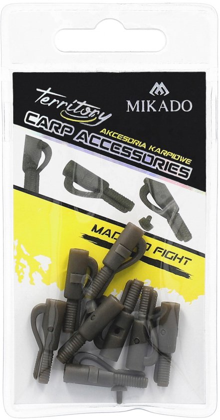 Safety Clips met Pin – Lead Clips – Donkergroen – 10 Stuks – Mikado