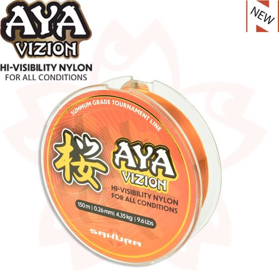 Sakura Aya Oranje 150m - Maat : 0.24mm van Sakura