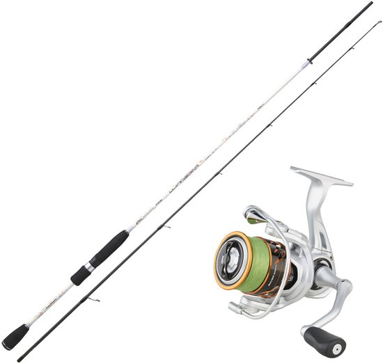 Sakura Combo Lumera Spin Lums 702 M – 2.10 m – 5–21 g – Inclusief Molen & Tresse van Sakura