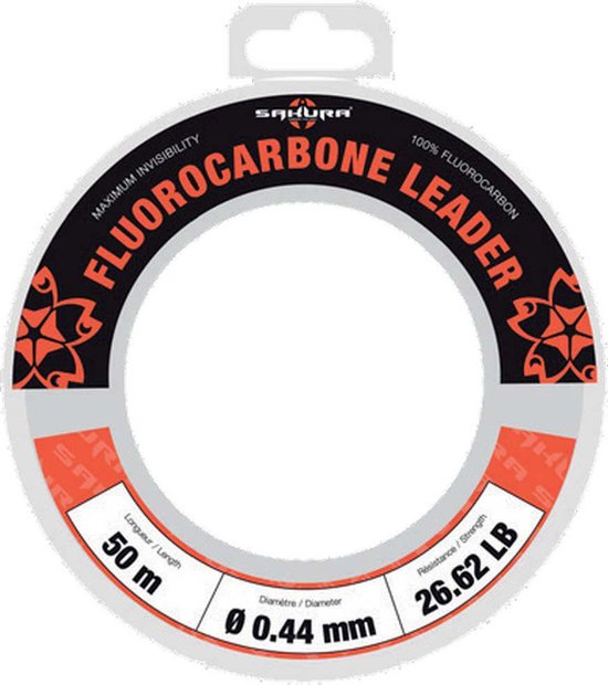 Sakura Leader Flurocarbon 50 M Wit 0.609 mm van Sakura