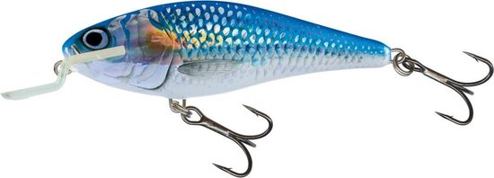 Salmo Executor Shallow Runner - Plug - Holo Shiner - 7cm - Blauw van Salmo