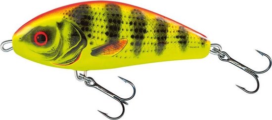 Salmo Fatso - 10 cm - bright perch - drijvend van Salmo