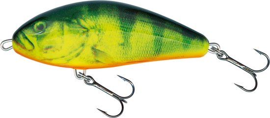 Salmo Fatso 10cm Floating Emerald Perch - Kunstaas van Salmo