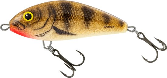 Salmo Fatso - 12 cm - emerald perch - floating van Salmo